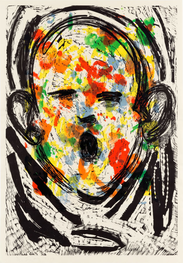 Jim Dine, The Floral Scream, 2017