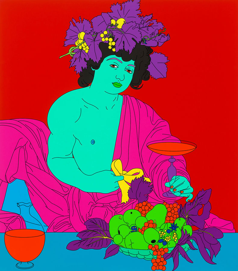 Michael Craig-Martin, Caravaggio (red), 2022