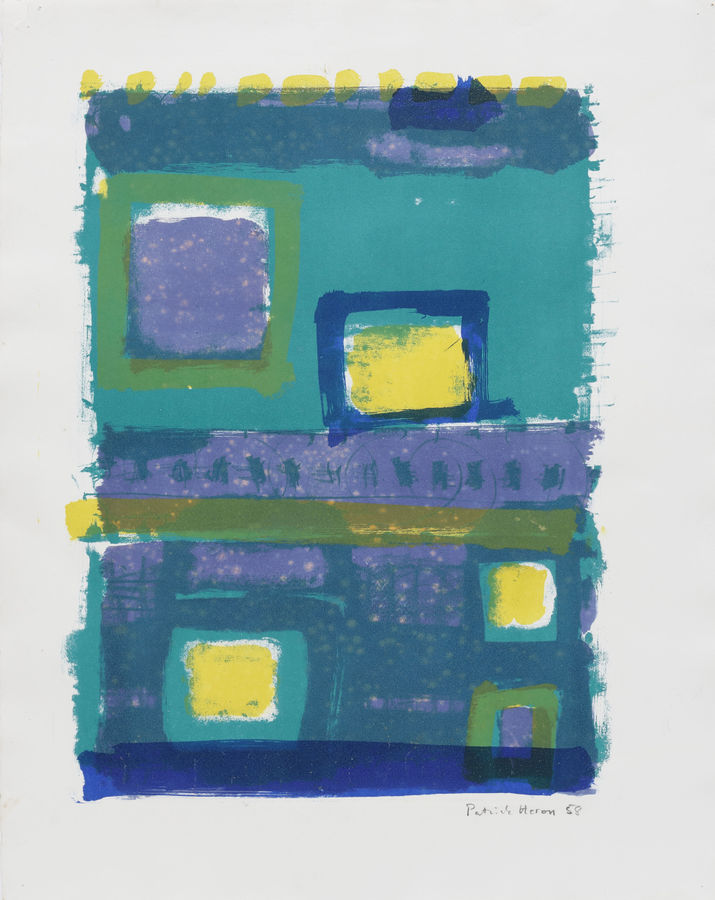 Patrick Heron, Green Night : 1958, 1958