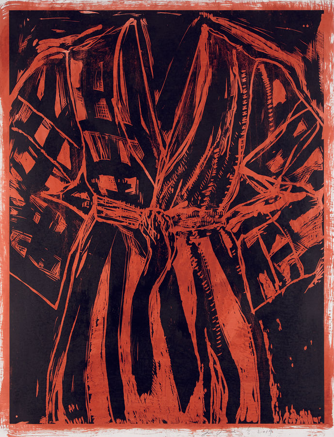 Jim Dine, Banjo Plays, Battleship, Maine, 2019