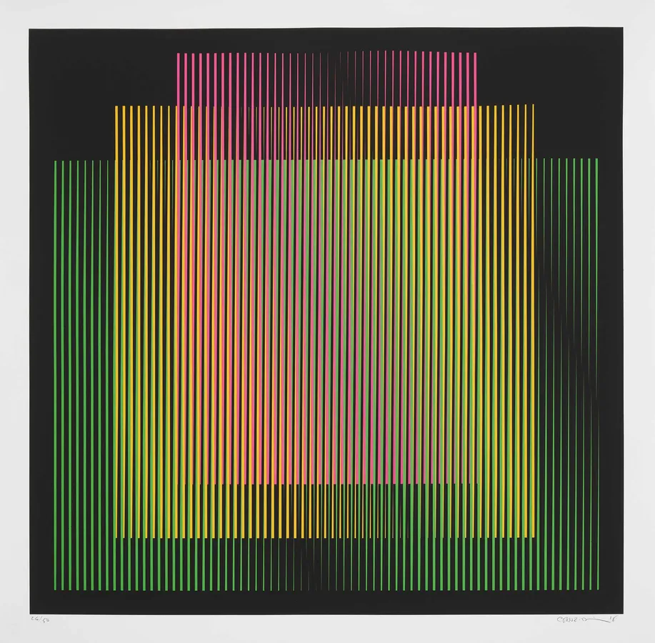 Carlos Cruz-Diez, Couleur Additive Germania, 2017
