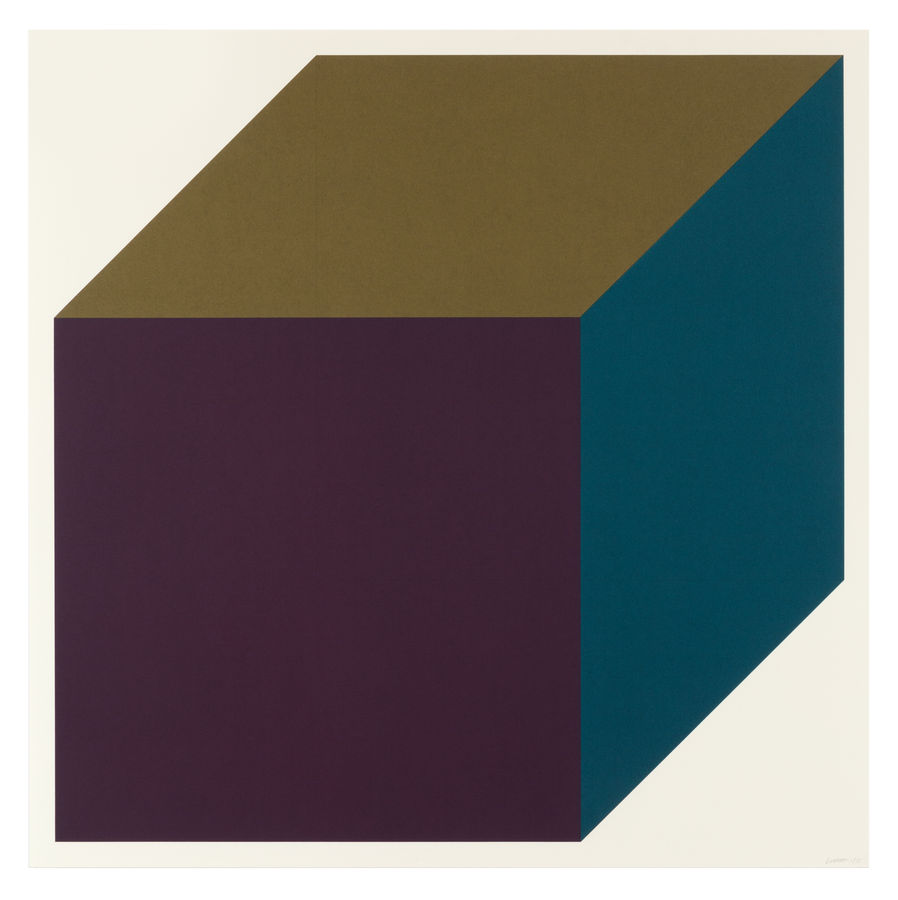 Sol Lewitt, Forms Derived from a Cube (Colors Superimposed) 1, 1991