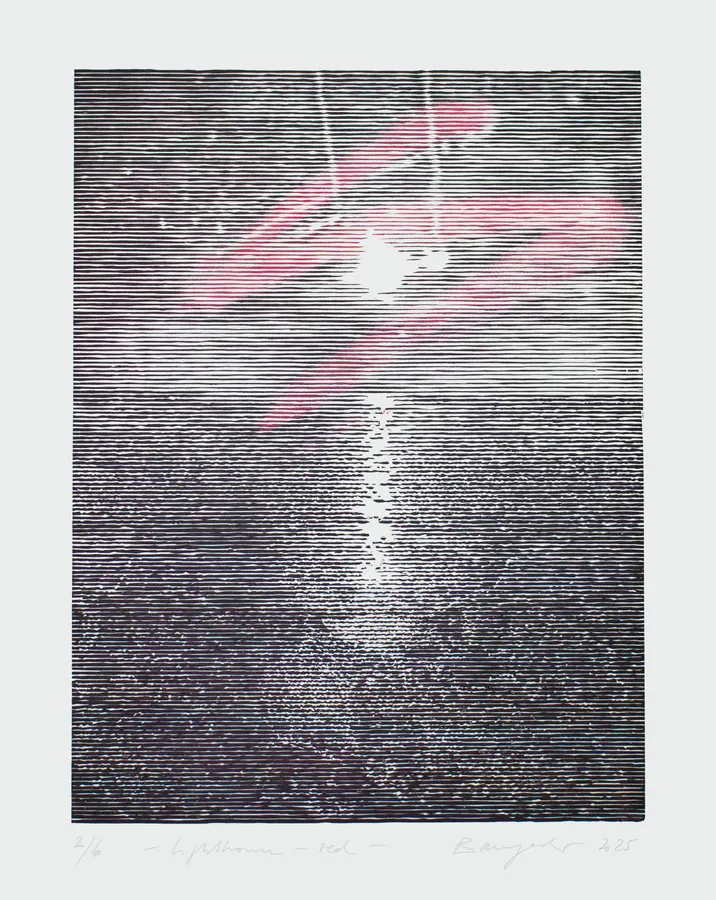 Christiane Baumgartner, Lighthouse – red, 2025