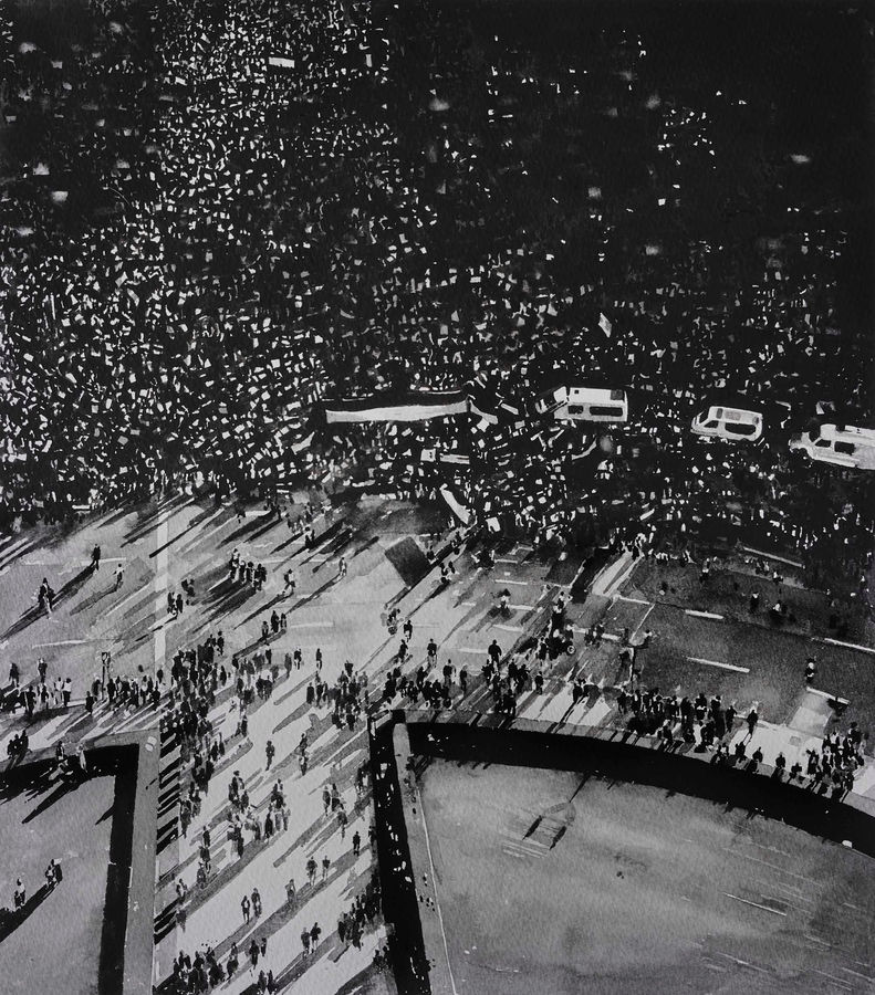 Joy Gerrard, Women, Rights, Freedom, Rally for protestors in Iran (Berlin, October 22, 2022), 2022