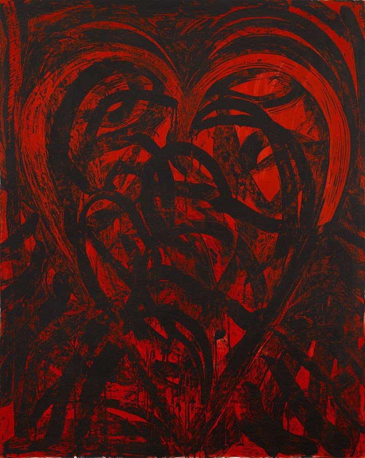 Jim Dine, The Red Talisman, 2018
