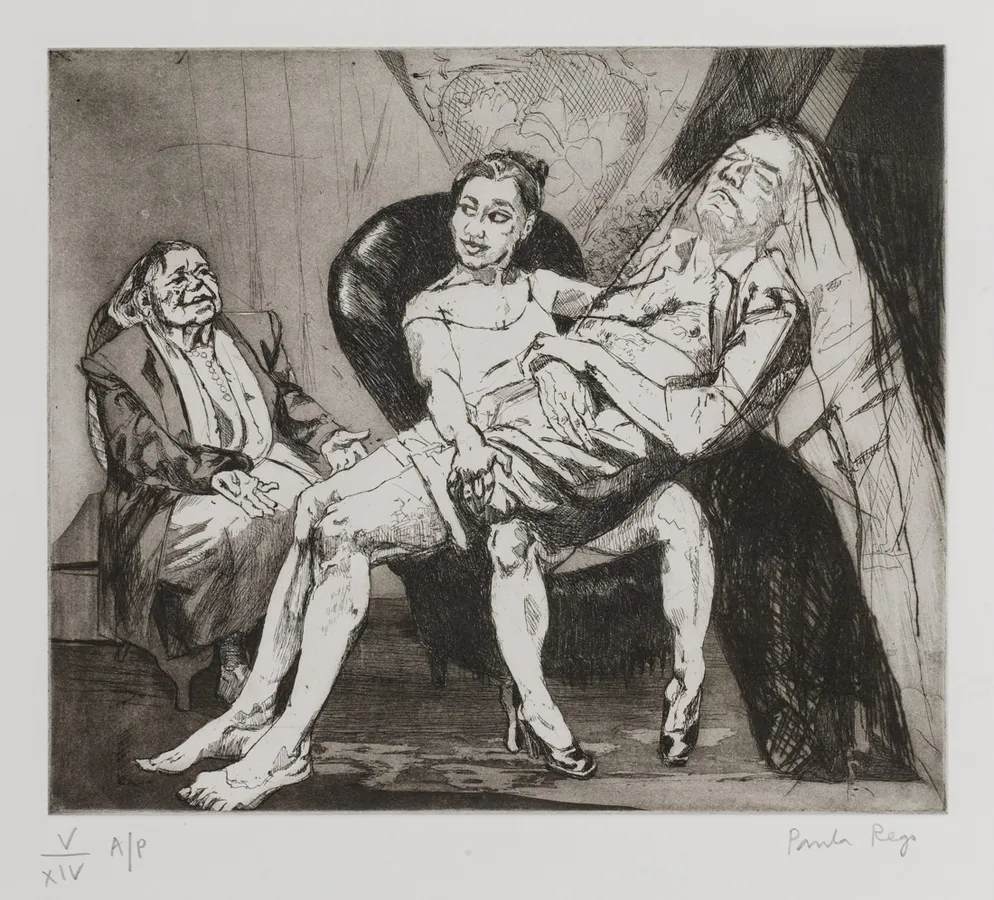 Paula Rego, After Hogarth I, 2000