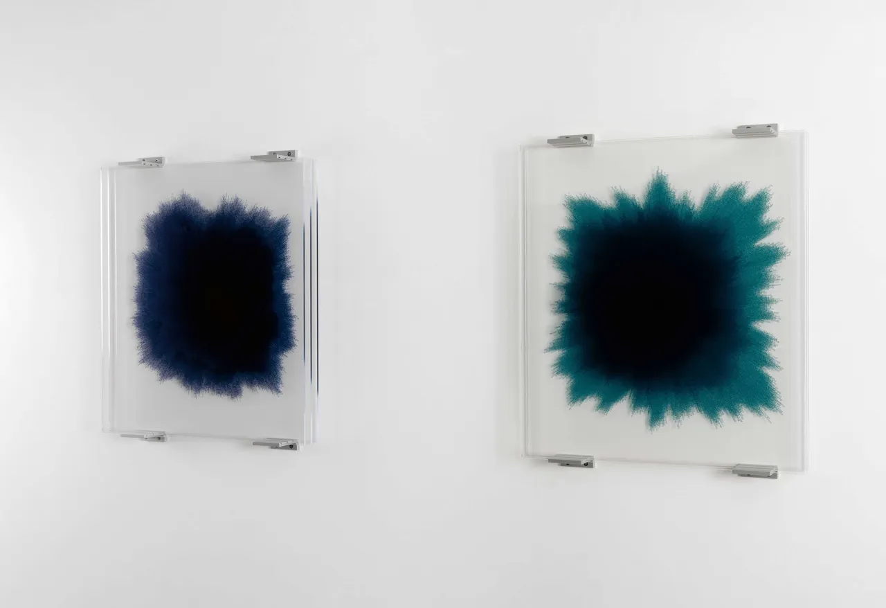 Idris Khan, A quiet mind finds what is true / Listen without motive, 2022