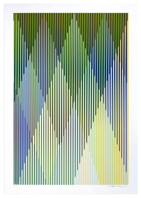 Carlos Cruz-Diez, Couleur Additive Perseus 1-3, 2017