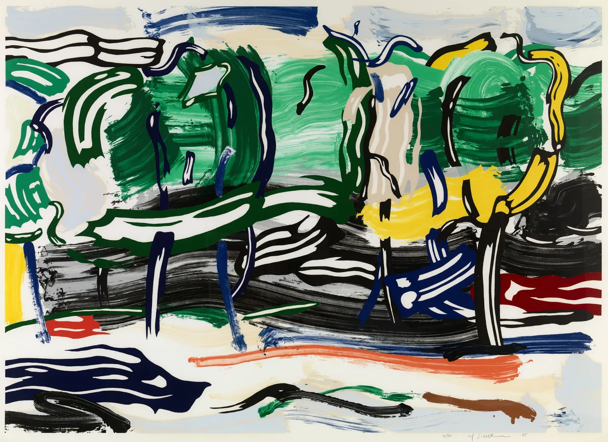 Roy Lichtenstein, Landscapes, 1985