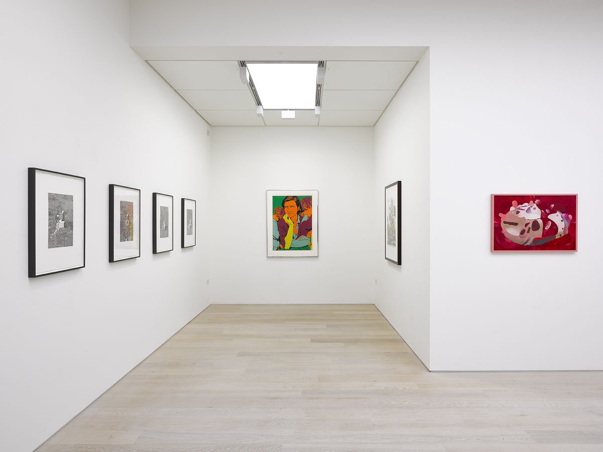 Installation view of works by Paul Noble, Francis Ruyter and Clare Woods in History in the Making at Alan Cristea...