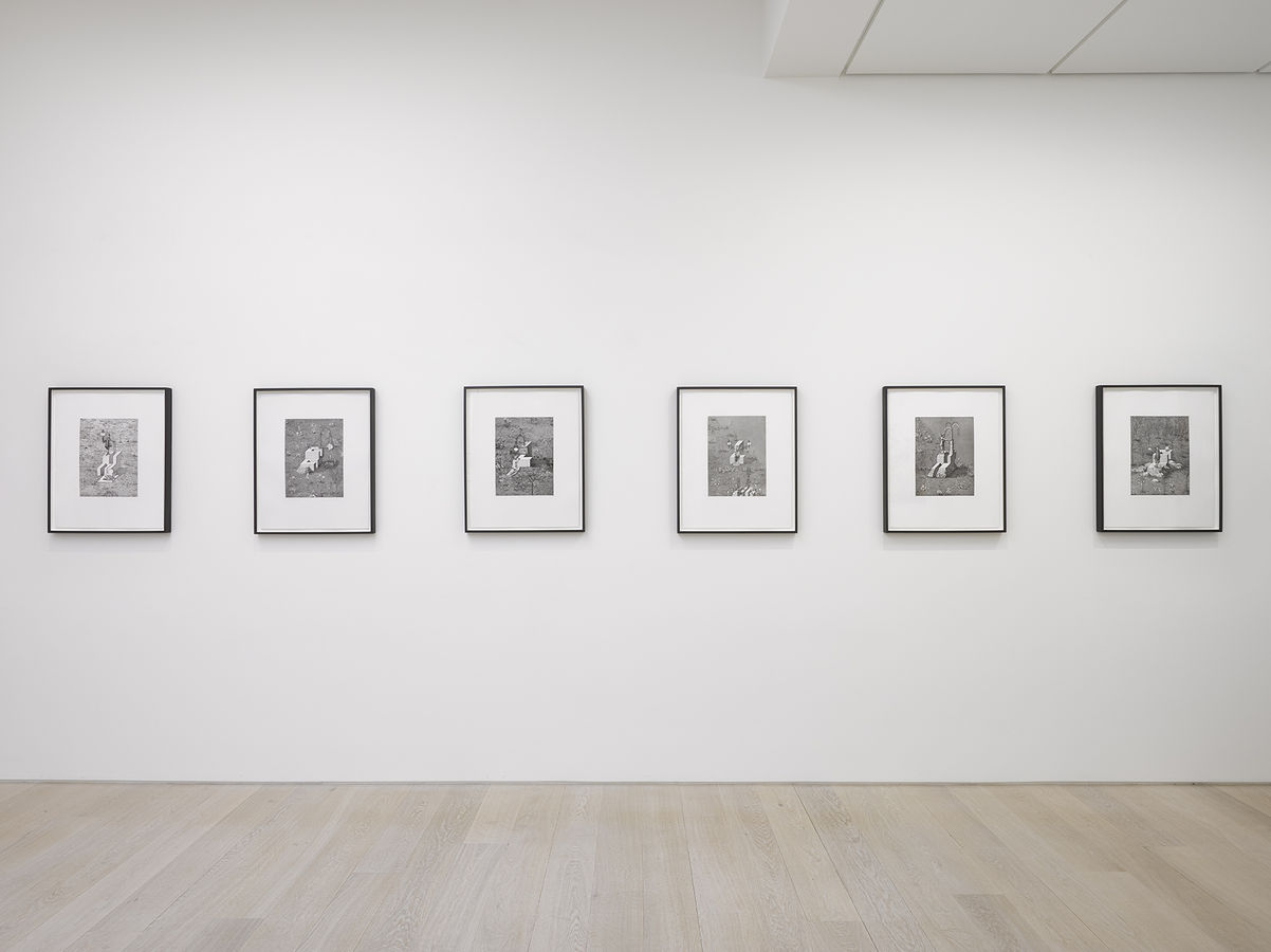 Installation view of works by Paul Noble in History in the Making at Alan Cristea Gallery, London, 2018. Photo: Jack...