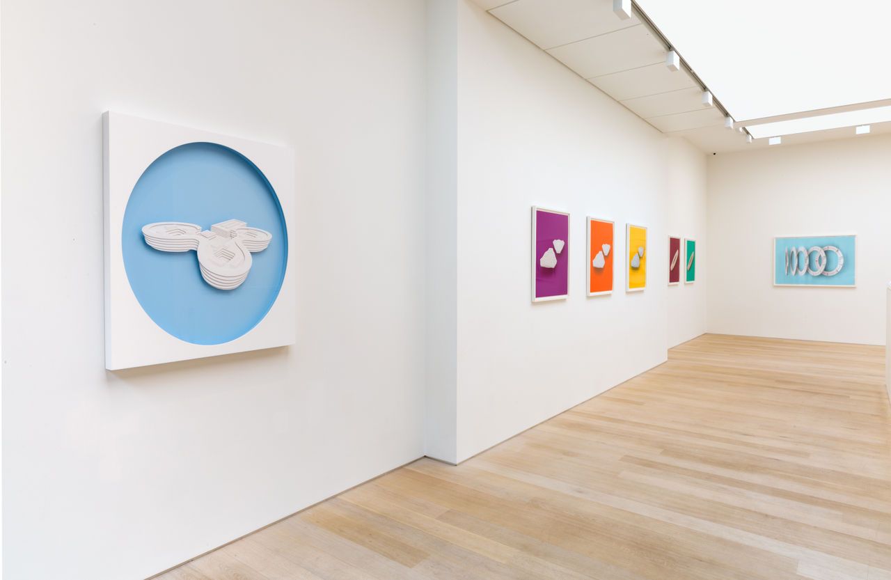 Installation view of Langlands & Bell: Infinite Loop at Alan Cristea Gallery, London, 2017. Photo: FXP Photography.