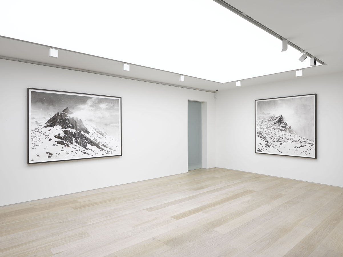 Installation view of Emma Stibbon: Fire and Ice at Alan Cristea Gallery, London, 2019. Photo: Jack Hems.