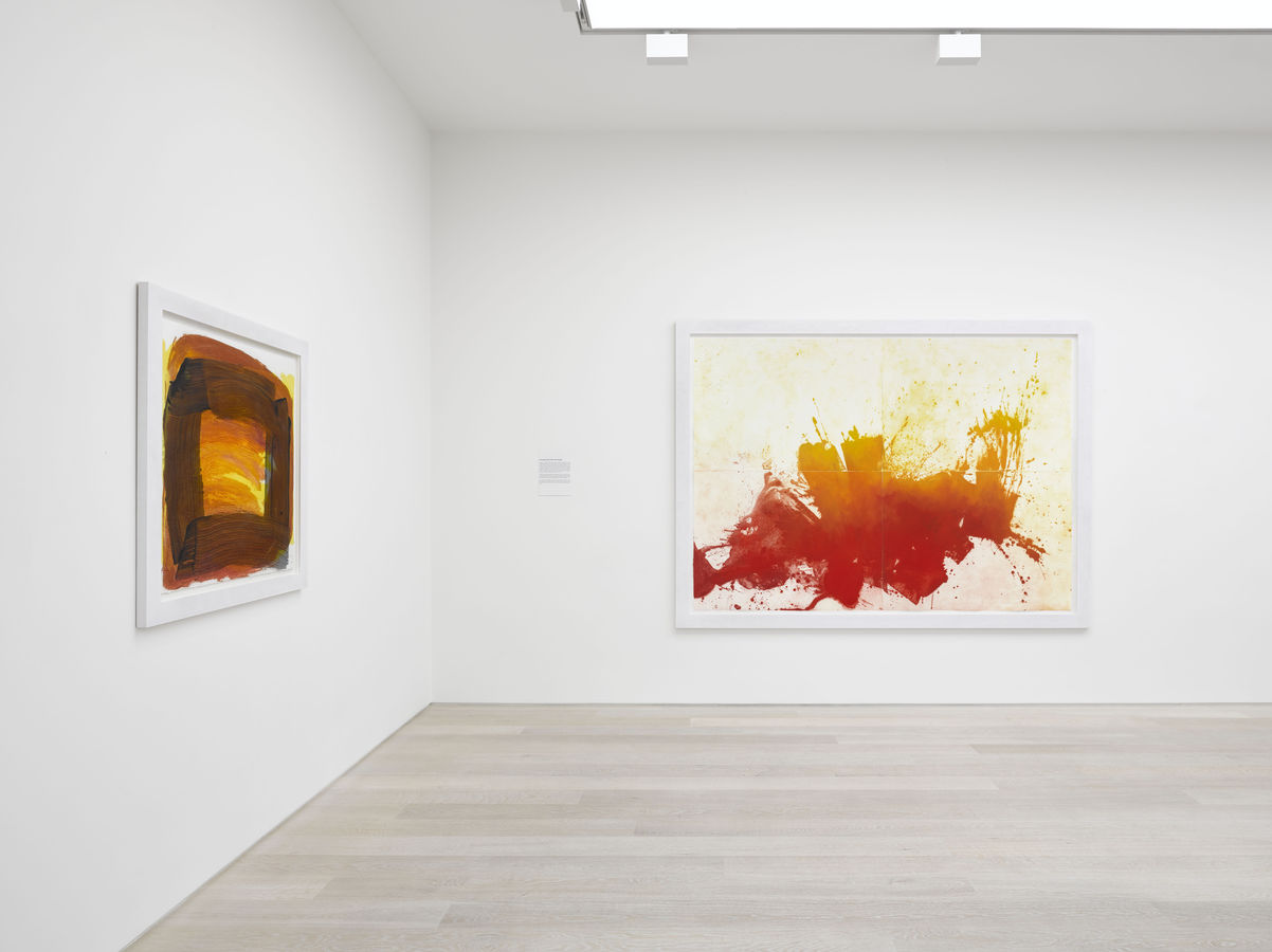 Installation view of Howard Hodgkin: Strictly Personal (Part II) at Cristea Roberts Gallery, London, 2019. Photo: Jack Hems.