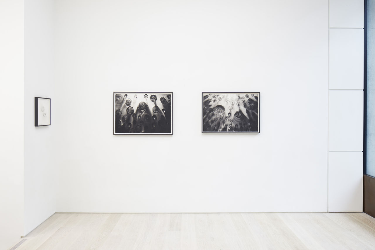 Installation view of Cornelia Parker: Through a Glass Darkly at Cristea Roberts Gallery, London, 2020. Photo: Maxwell Anderson.