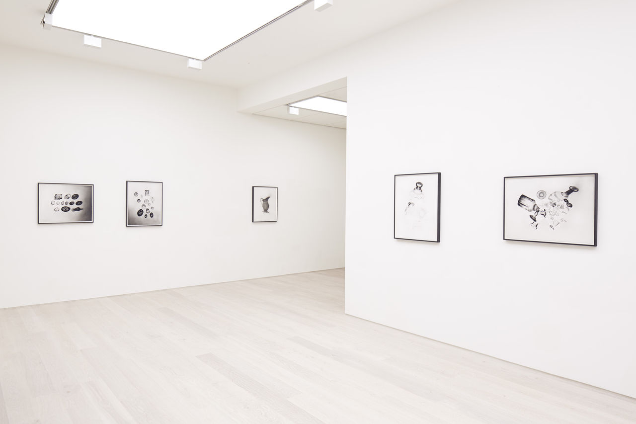 Installation view of Cornelia Parker: Through a Glass Darkly at Cristea Roberts Gallery, London, 2020. Photo: Maxwell Anderson.