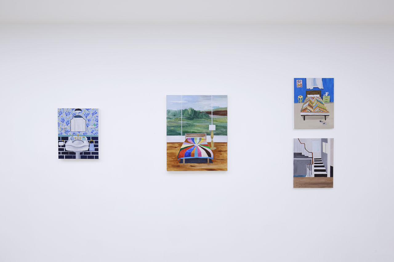 Installation view of Just what is it…? at Cristea Roberts Gallery, London, 2021. Photo: Maxwell Anderson.