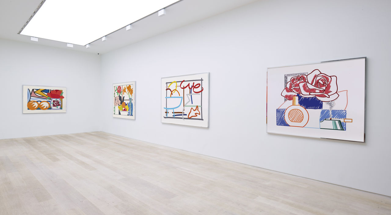 Installation view of Sythesis and Tention: Tom Wesselmann's Editions at Cristea Roberts Gallery, London, 2022. Photo: Maxwell Anderson