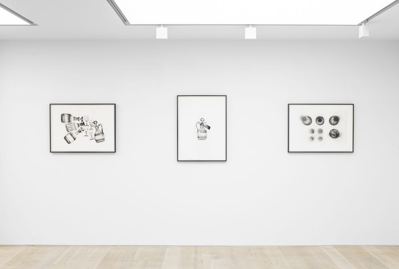 Installation view of Cornelia Parker: Light Passes, Shadows Fall at Cristea Roberts Gallery, London, 2021. Photo: Sam Roberts Photography.