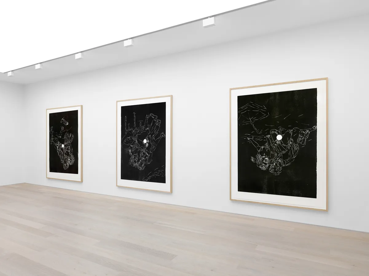 Georg Baselitz, Belle Haleine installation, 2023. Courtesy Cristea Roberts Gallery, London. Photo Anna Arca