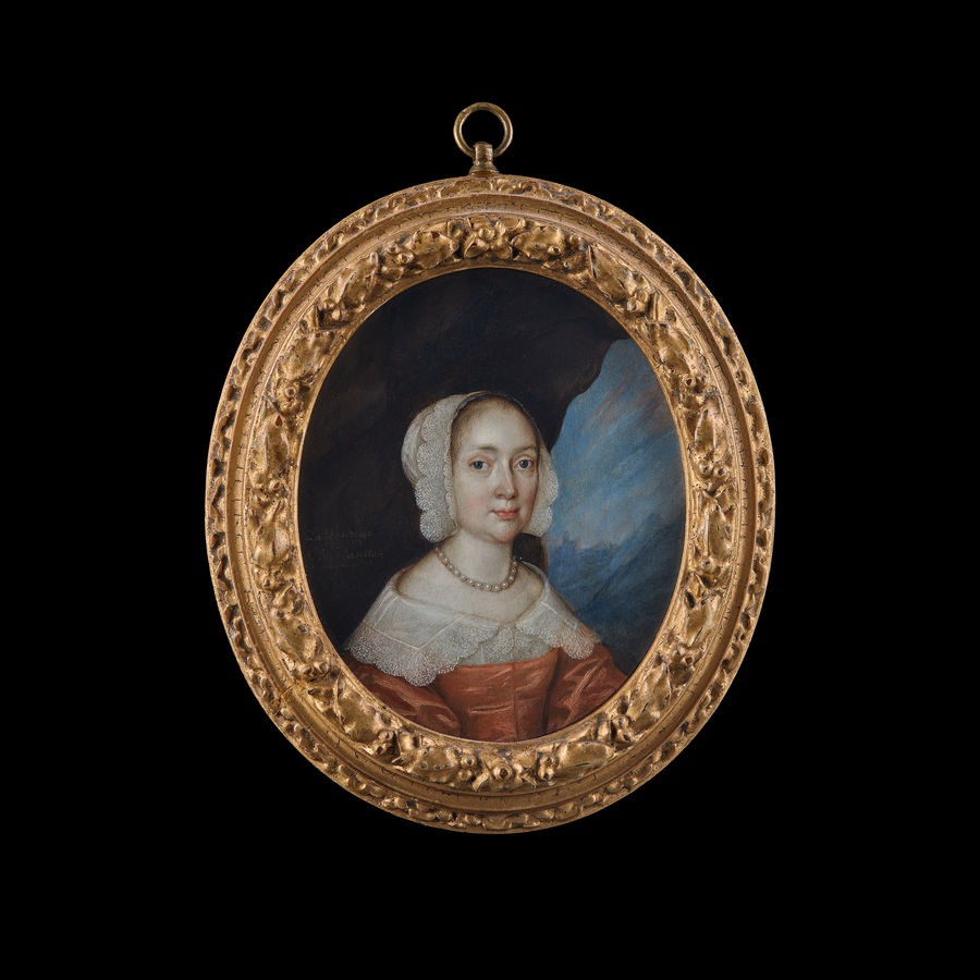 Joan Carlile Miniature Portrait of a Lady