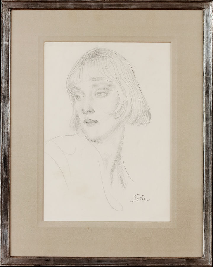 portrait of iris tree by augustus john