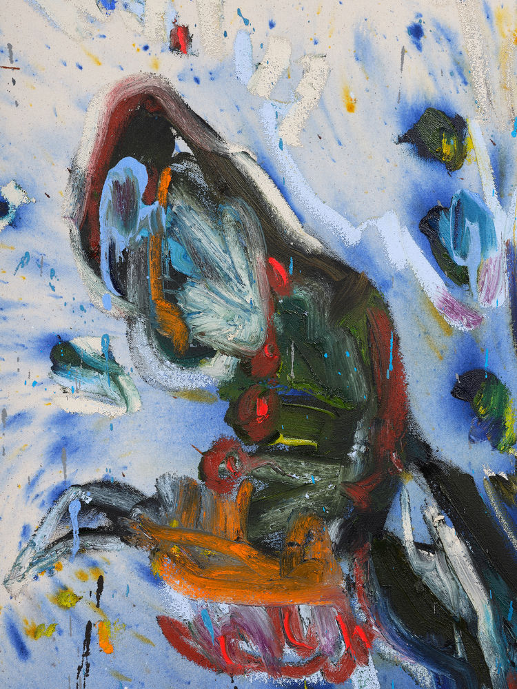 Hiba Kalache, The moon is eaten, 2024