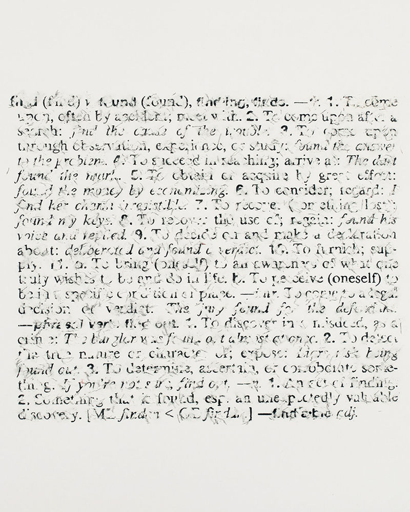 Bethany Collins, Find 1982 II, 2015