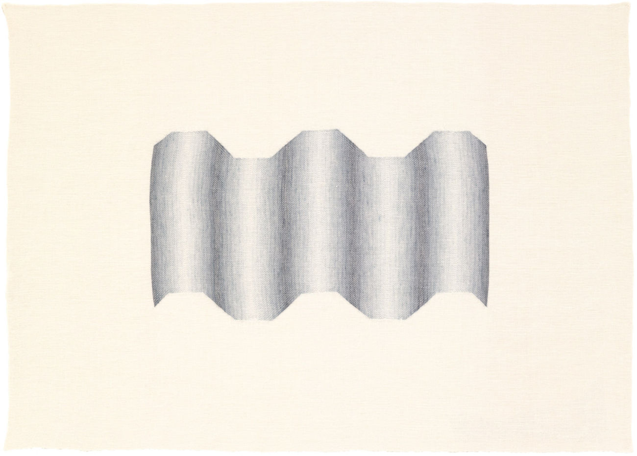 Ruth Laskey, Twill Series (Blue Gray), 2010