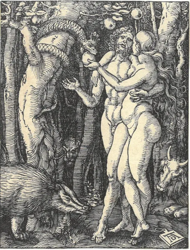 Albrecht Dürer, The Fall of Man, c. 1510