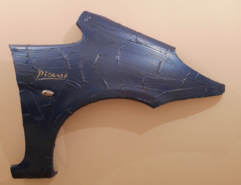 Bertand Lavier, Oriental Blue Picasso, 2005