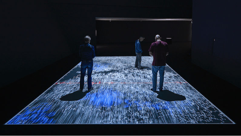 Ryoji Ikeda, data.tecture (no. 1), 2016