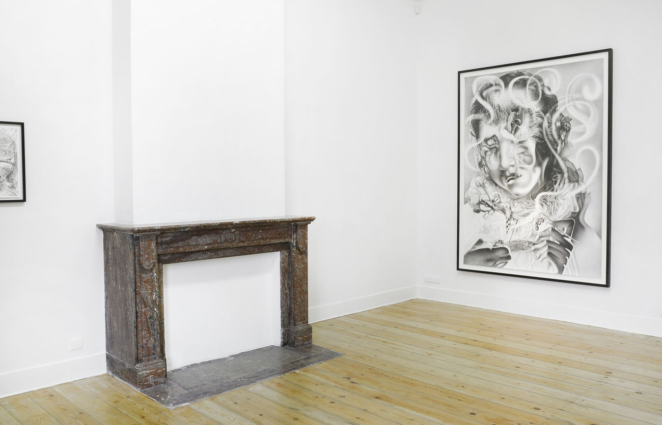 "Dennis Scholl - Les non-dupes errent' / exhibition view at Aeroplastics, Rue Blanche Str., 2013.