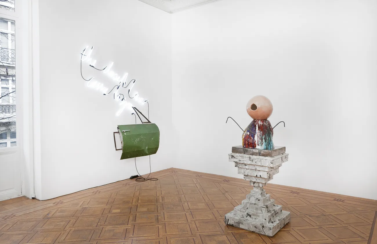 'John Isaacs - The closest I ever came to you' Exhibition view: Aeroplastics @ Rue Blanche, 2011-2012