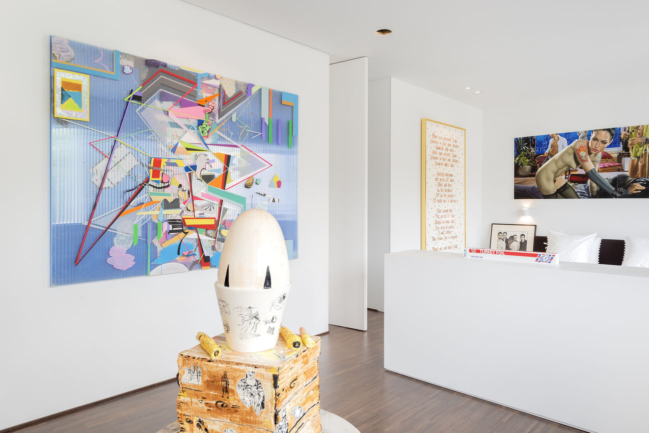 Roosevelt Private Views: exhibition view / Aeroplastics @ Maison Hénoul, 2019. Ph: hv studio / works by Danny ROLPH, LAMARCHE-OVIZE, Carlos AIRES, Gavin TURK, Anton CORBIJN, Terry RODGERS