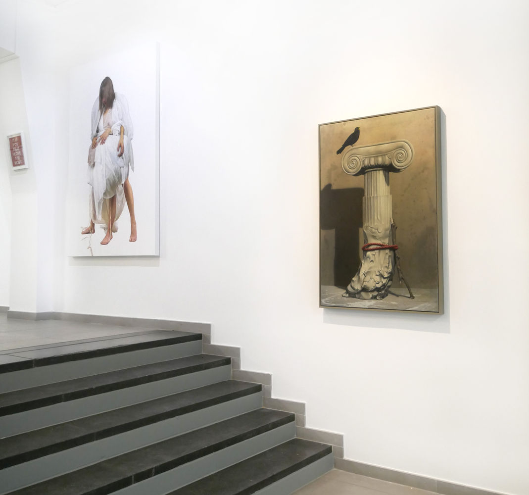 Eyes Wide Open: installation view of the Showroom / Aeroplastics at 207VDK, 2022 / works by Katia BOURDAREL and Eckart HAHN