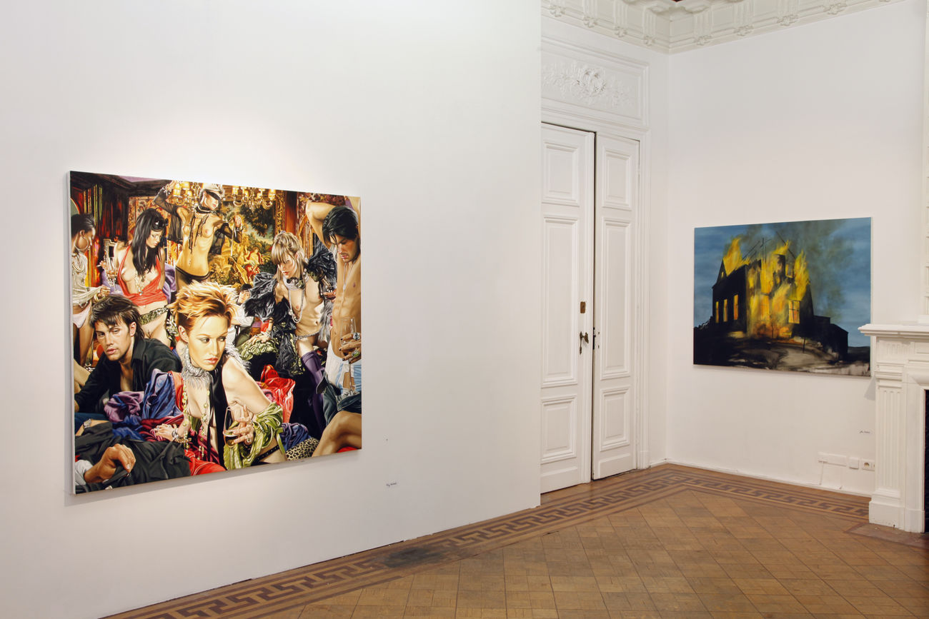 installation view at Aeroplastics, Rue Blanche, 2010 ph: Vincent Everarts