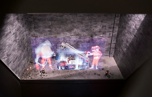 'Hoodoo Eternity': exhibition view / Aeroplastics @ Rue Blanche Str., 2012 / work by Pierrick SORIN