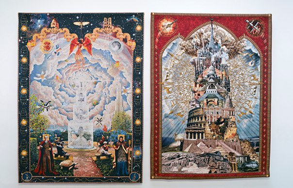 'Hoodoo Eternity': exhibition view / Aeroplastics @ Rue Blanche Str., 2012 / works by Andy & Roth DIAZ HOPE