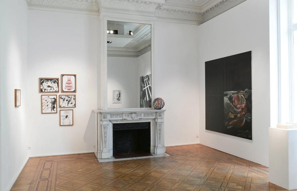 'The aspiration factory' Installation view at Aeroplastics, Brussels, 2012.