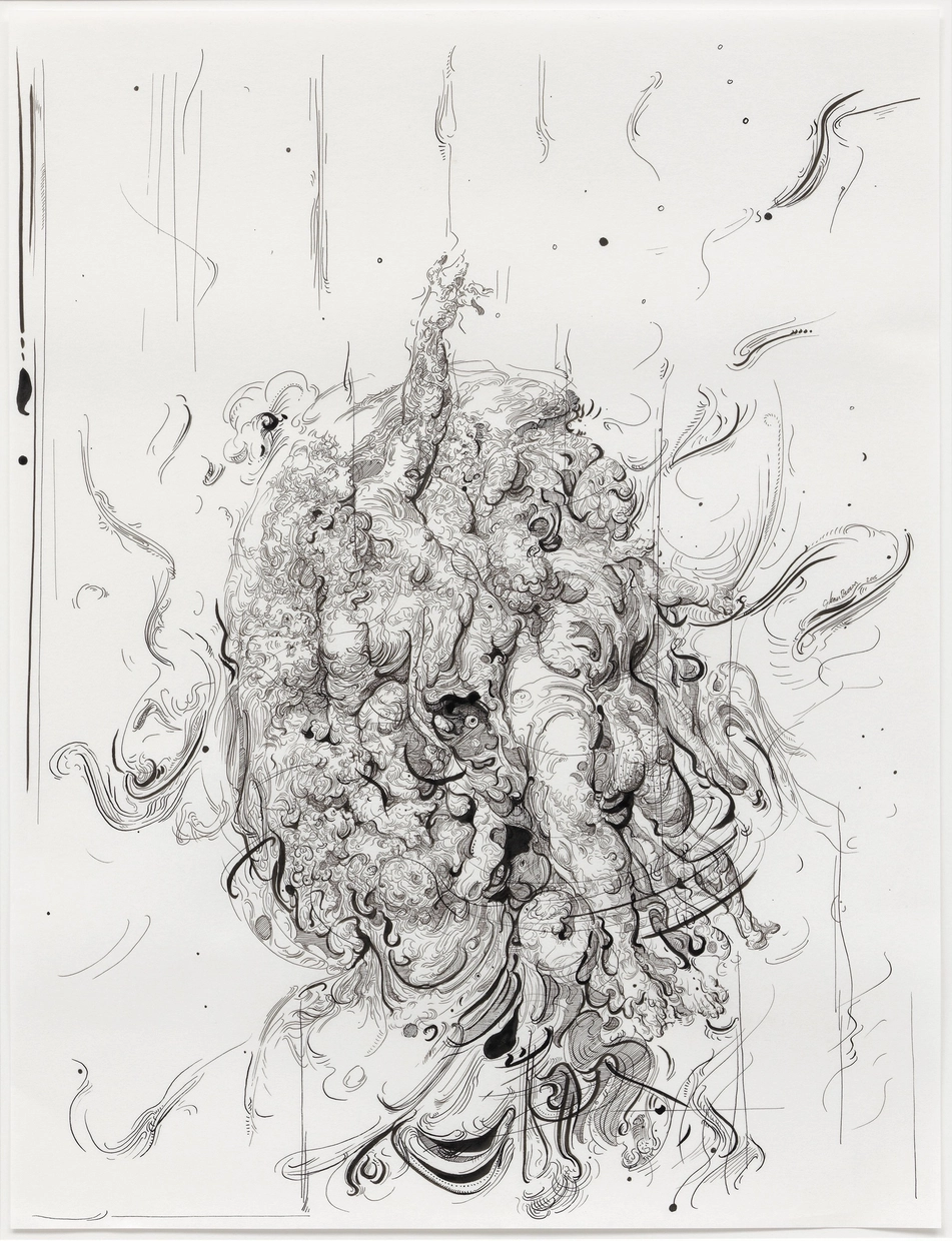 Drawing 46 (after Rubens after Michelangelo)