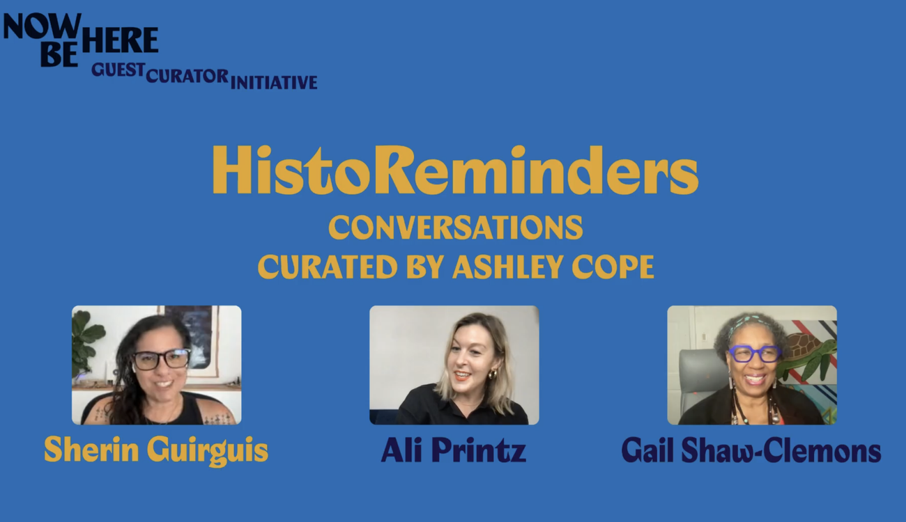 IN CONVERSATION WTH SHERIN GUIRGUIS &amp; ASHLEY COPE