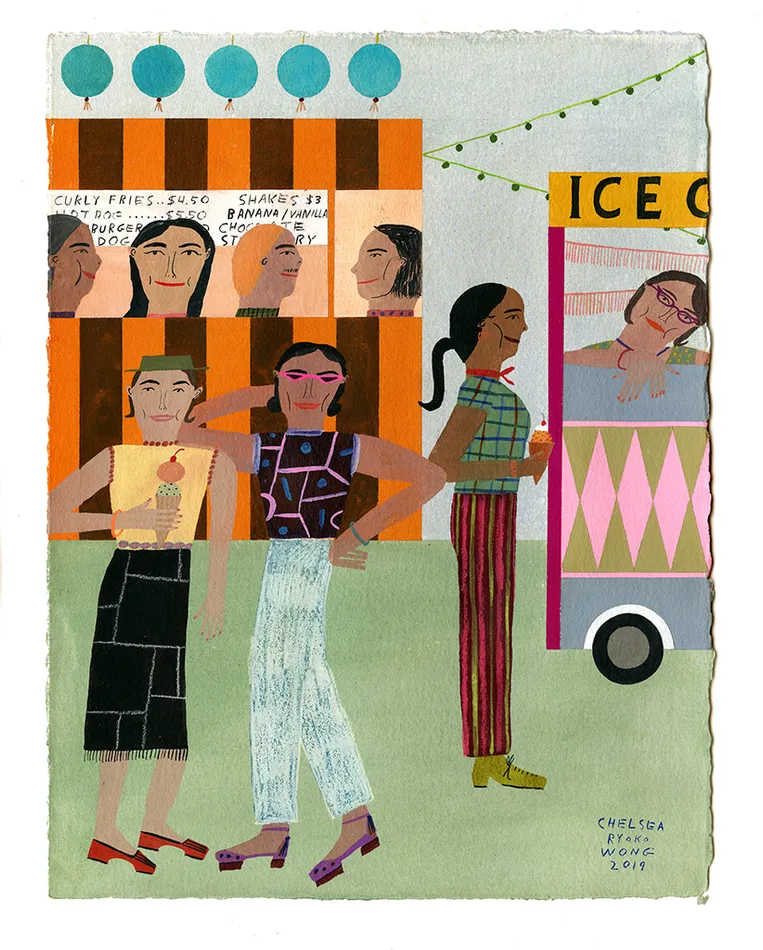 Chelsea Wong, Double Mint, Amaretto, Mangoes & Cream, 2019