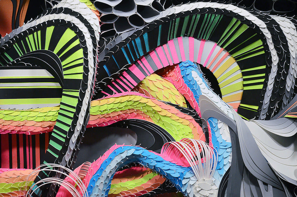 Crystal Wagner paper sculpture detail