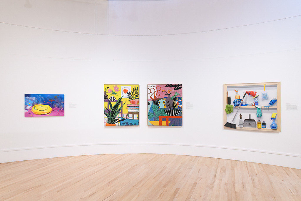 installation view of works at Bedford Gallery's exhibition 