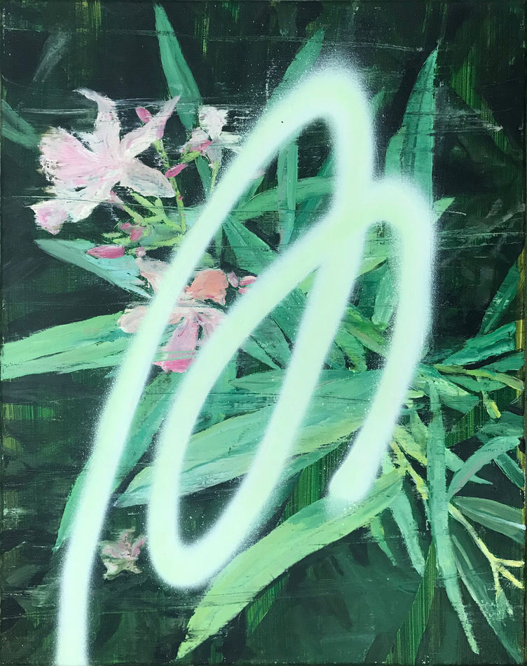 Una Ursprung, Light, Study For Plants #14, 2020