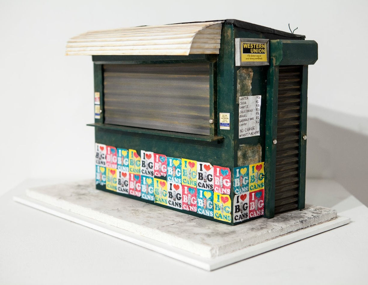 Drew Leshko miniature news stand