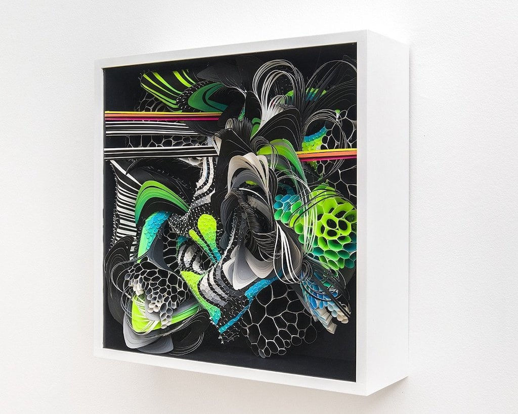 Crystal Wagner paper sculpture detail