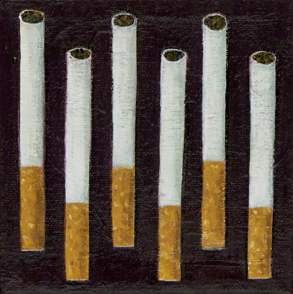 photo of painting without the frame