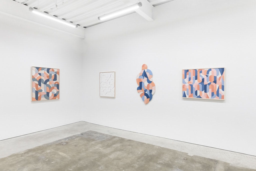 Installation view of artist Scott Albrecht's solo exhibition 